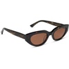 image:imageDIFF  JJD Crystal Cat Eye Sunglasses for Women  Jessie James Decker Collection UV400 Protection Oval Cat Eye FrameKoa Tortoise  Brown