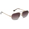image:imageDIFF Destiny Aviator SunglassesGold  Brown Gradient