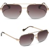 image:imageDIFF Destiny Aviator SunglassesGold  Brown Gradient