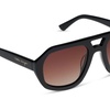 image:imageDIFF Caitlin Covington Collins Square Polarized Sunglasses for Women Black