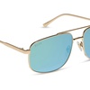 image:imageDIFF Charley Aviator SunglassesGold  Dew Drop Mirror