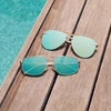 image:imageDIFF Charley Aviator SunglassesGold  Dew Drop Mirror