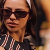 image:imageDIFF Daphne Designer Polarized Sunglasses for Women UV400 Rugby Red  Grey  Polarized Lenses 100 UV400 Protection Hand Cut Acetate Frame 51mm Lens Width ScratchResistant Lenses Everyday Wear