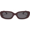image:imageDIFF Daphne Designer Polarized Sunglasses for Women UV400 Rugby Red  Grey  Polarized Lenses 100 UV400 Protection Hand Cut Acetate Frame 51mm Lens Width ScratchResistant Lenses Everyday Wear