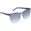 image:imageDIFF Goldie Designer Frameless Cat Eye Sunglasses for Women UV400Slate Gradient Flash