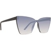 image:imageDIFF Goldie Designer Frameless Cat Eye Sunglasses for Women UV400Smoke Flash