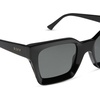 image:imageDIFF Greer  Rectangle  Polarized  Sunglasses for Women UV400 Protection  100 UV400 Protection Hand Cut Acetate Frame 50mm Lens Width Protective Case Included Everyday WearBlack  Grey