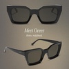 image:imageDIFF Greer  Rectangle  Polarized  Sunglasses for Women UV400 Protection  100 UV400 Protection Hand Cut Acetate Frame 50mm Lens Width Protective Case Included Everyday WearKombu Tortoise  Grey