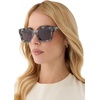 image:imageDIFF Greer  Rectangle  Polarized  Sunglasses for Women UV400 Protection  100 UV400 Protection Hand Cut Acetate Frame 50mm Lens Width Protective Case Included Everyday WearKombu Tortoise  Grey