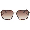 image:imageDIFF Jordan Designer Navigator Sunglasses for Women  100 UVAUVB Protection  100 UV400 Protection Brown Lenses Hand Cut Acetate Frame 57mm Lens Width Protective Case Included Everyday WearConfetti Tortoise