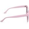 image:imageDIFF Meredith  Designer Square Sunglasses for Women  UV400 Polarized Protection  Polarized Lenses 100 UV400 Protection Hand Cut Acetate Frame 54mm Lens Width Everyday WearPowder Pink  Grey Gradient