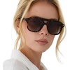 image:imageDIFF x Beach Riot The Coast Oversized Aviator Sunglasses for Women  100 UV400 Protection Hand Cut Acetate Frame 53mm Lens Width ScratchResistant Lenses Protective Case IncludedTortoise  Brown Gradient