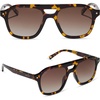 image:imageDIFF x Beach Riot The Coast Oversized Aviator Sunglasses for Women  100 UV400 Protection Hand Cut Acetate Frame 53mm Lens Width ScratchResistant Lenses Protective Case IncludedTortoise  Brown Gradient