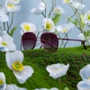 image:imageDIFF  Alice in Wonderland Cheshire Cat Aviator Sunglasses Purple