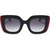 image:imageDIFF  Alice in Wonderland Queen of Hearts Square Sunglasses Black