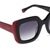 image:imageDIFF  Alice in Wonderland Queen of Hearts Square Sunglasses Black