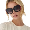 image:imageDIFF  Alice in Wonderland Queen of Hearts Square Sunglasses Black