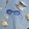 image:imageDIFF  Alice in Wonderland Round Sunglasses Periwinkle