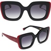 image:imageDIFF  Alice in Wonderland Queen of Hearts Square Sunglasses Black