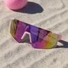 image:imageDIFF Heat Oversized Sunglasses for Women MATTE BABY PINK
