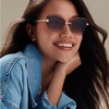 image:imageDIFF x Disney Princess Belle 30 Cat Eye Sunglasses for Women Gold