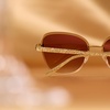 image:imageDIFF x Disney Princess Belle 30 Cat Eye Sunglasses for Women Gold