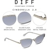 image:imageDIFF x Disney Princess Cinderella 20 Cat Eye Sunglasses for Women Silver