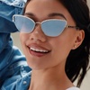 image:imageDIFF x Disney Princess Cinderella 20 Cat Eye Sunglasses for Women Silver
