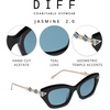 image:imageDIFF x Disney Princess Jasmine 20 Cat Eye Sunglasses for Women Black