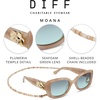 image:imageDIFF x Disney Princess Moana Square Sunglasses for Women Beige Tortoise