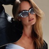 image:imageDIFF x Disney Villains Cruella De Vil Cat Eye Sunglasses Spotted Tortoise