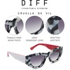 image:imageDIFF x Disney Villains Cruella De Vil Cat Eye Sunglasses Spotted Tortoise