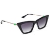 image:imageDIFF x Disney Villains Maleficent Cat Eye Sunglasses Black Steak Crystal