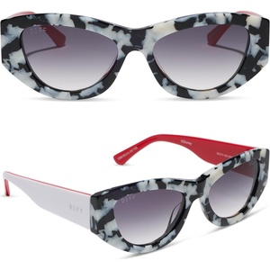 image:imageDIFF x Disney Villains Cruella De Vil Cat Eye Sunglasses Spotted Tortoise